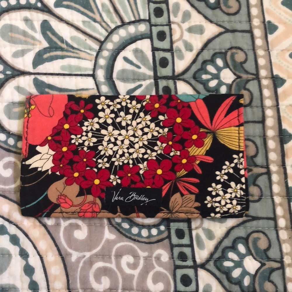 Vera Bradley checkbook cover